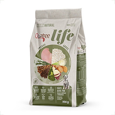 Quatree Life: Ração Premium para Cães Adultos