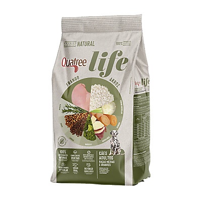 Quatree Life: Ração Premium para Cães Fortes e Saudáveis