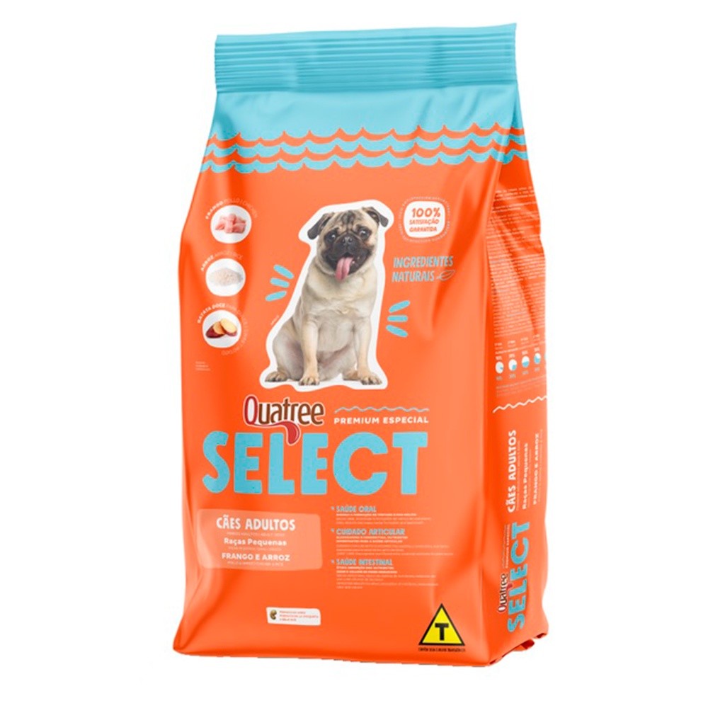 Quatree Select Pequenas Raças: Nutrição Premium!