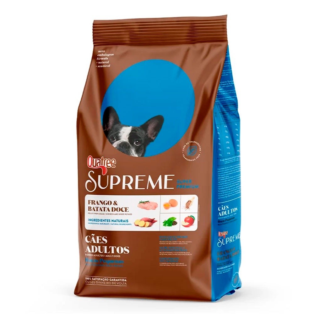 Quatree Supreme Pequenas Raças: Saúde e Sabor!