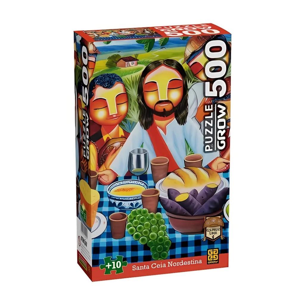 quebra-cabeca-500-pecas-santa-ceia-nordestina