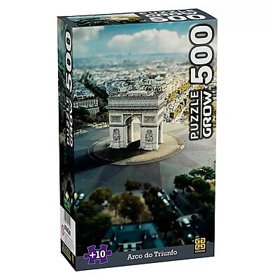 Quebra-Cabeça Arco do Triunfo 500 Peças: Paris na Sua Casa!
