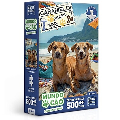 Quebra-Cabeça Caramelo Brasil: 500 Peças de Puro Charme!