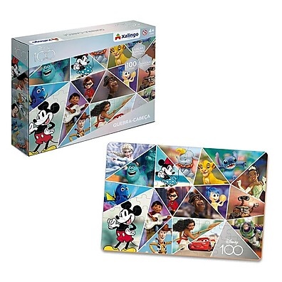 Quebra-Cabeça Disney 100 Anos: 100 Peças de Diversão!