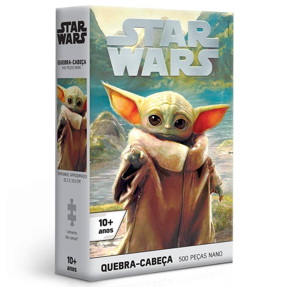 Quebra-Cabeça Grogu Star Wars: 500 Peças de Diversão!