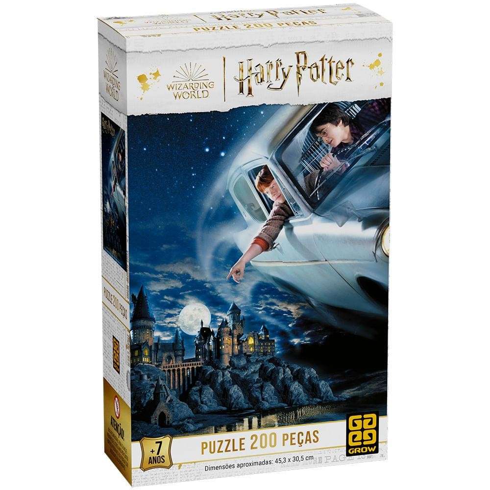 Quebra-Cabeça Harry Potter 200 Peças: A Magia ao Seu Alcance!