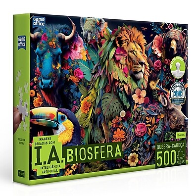 Quebra-Cabeça IA Biosfera 500 Peças – Diversão e Aprendizado