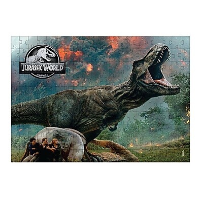 Quebra-Cabeça Jurassic World T-Rex 200 Peças – Diversão Garantida!