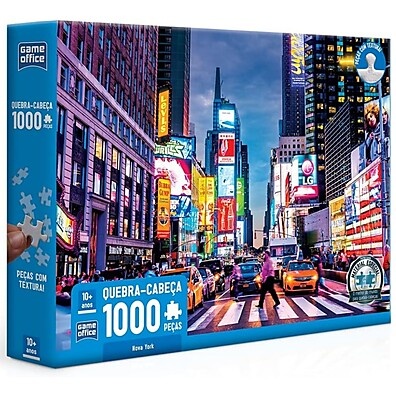 Quebra-Cabeça Nova York 1000 Peças: Times Square