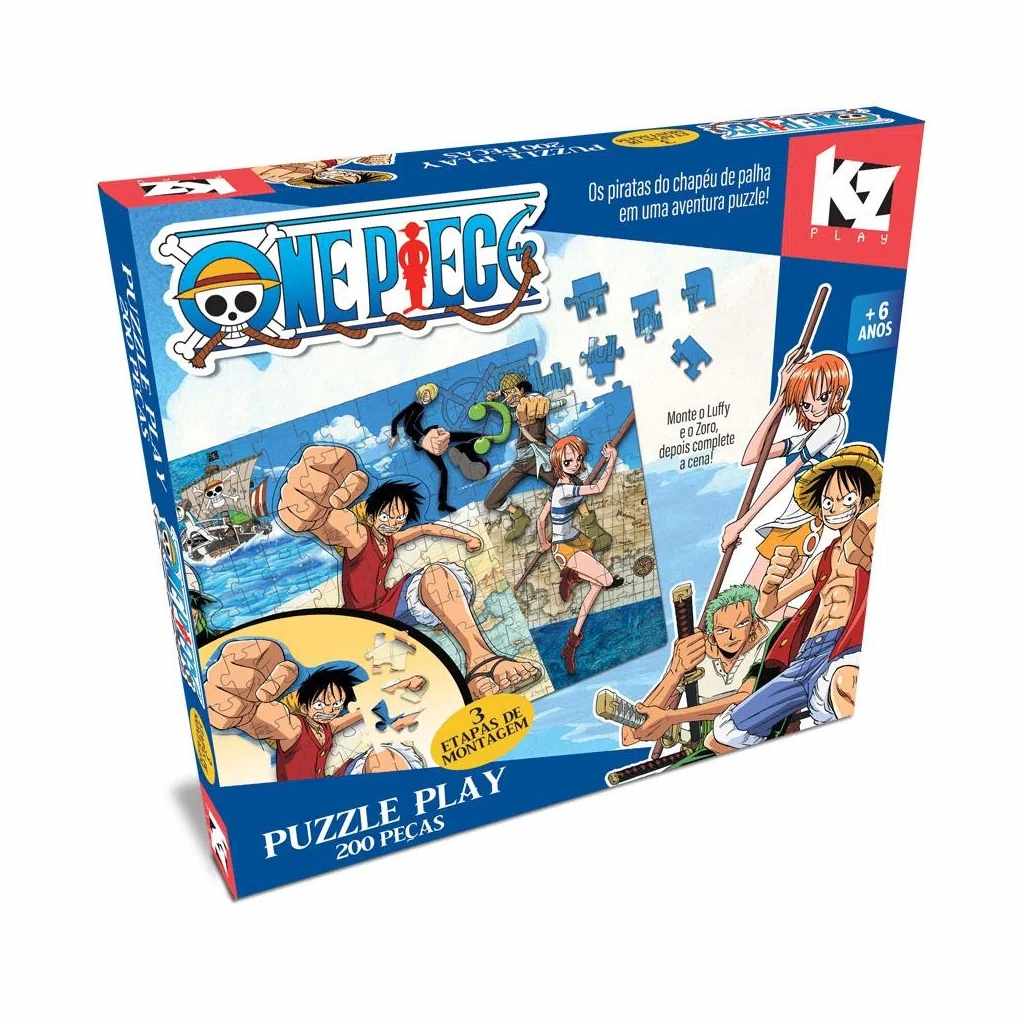 Quebra-Cabeça One Piece: Aventura em 200 Peças!