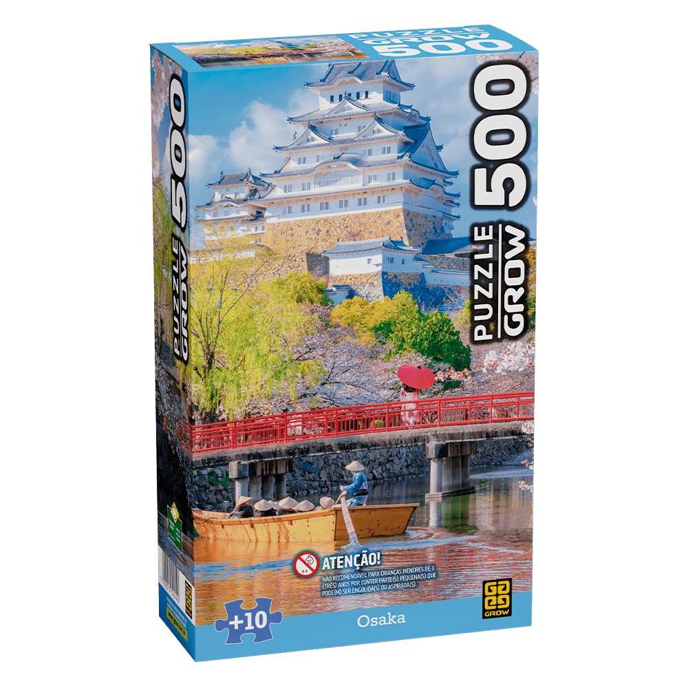 Quebra-Cabeça Osaka 500 Peças: Desvende a Beleza do Japão