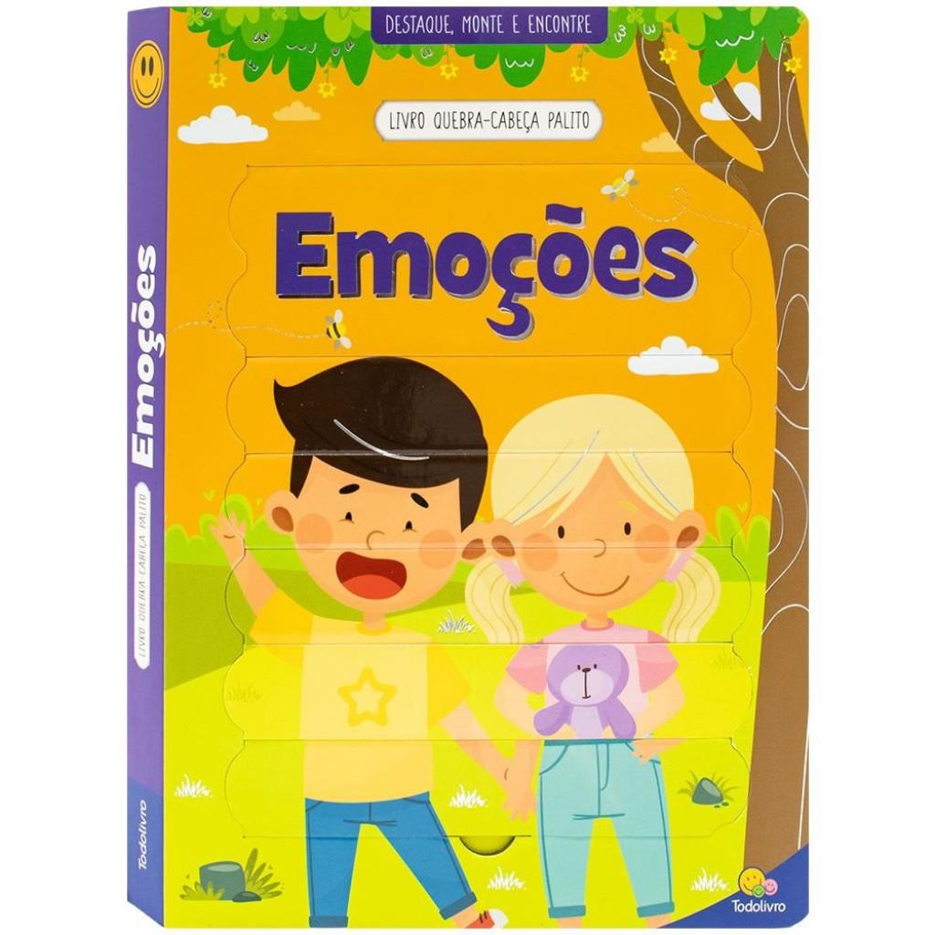 Quebra-Cabeça Palito das Emoções: Diversão e Aprendizado!