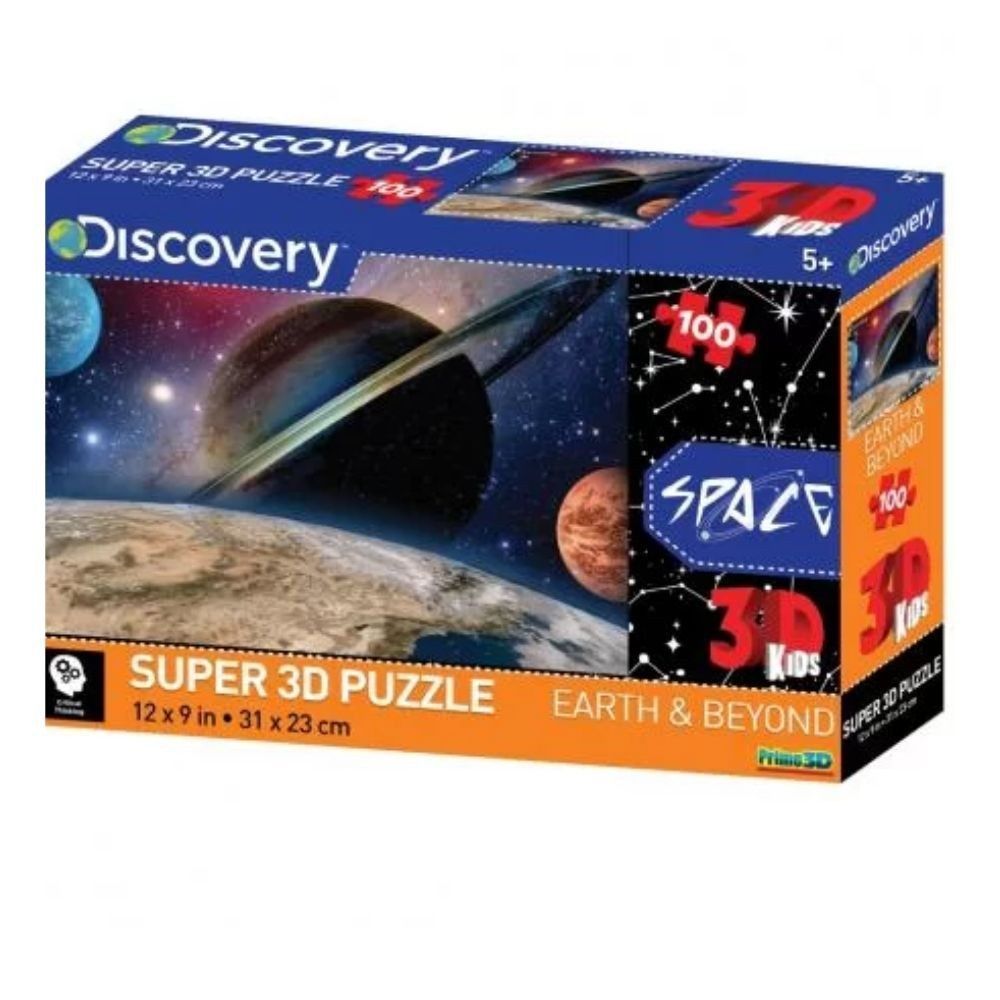 Quebra Cabeça Planetas 3D Multikids: 100 Peças de Diversão!