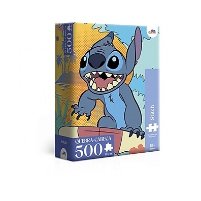 Quebra Cabeça Stitch 500 Peças: Diversão Garantida!