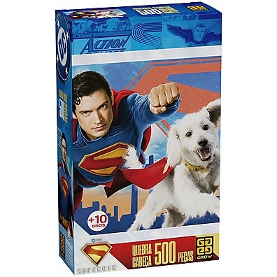 Quebra-Cabeça Superman 500 Peças Grow – Diversão Garantida!