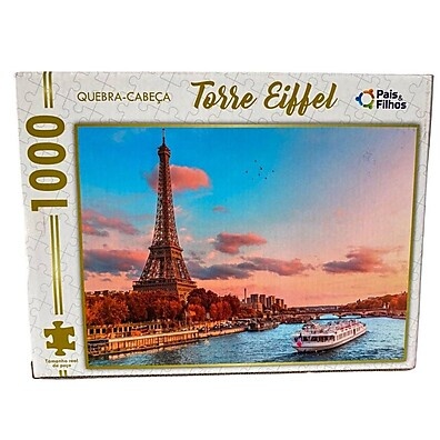Quebra-Cabeça Torre Eiffel: 1000 Peças de Paris