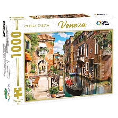 Quebra-Cabeça Veneza 1000 Peças: Uma Viagem à Itália