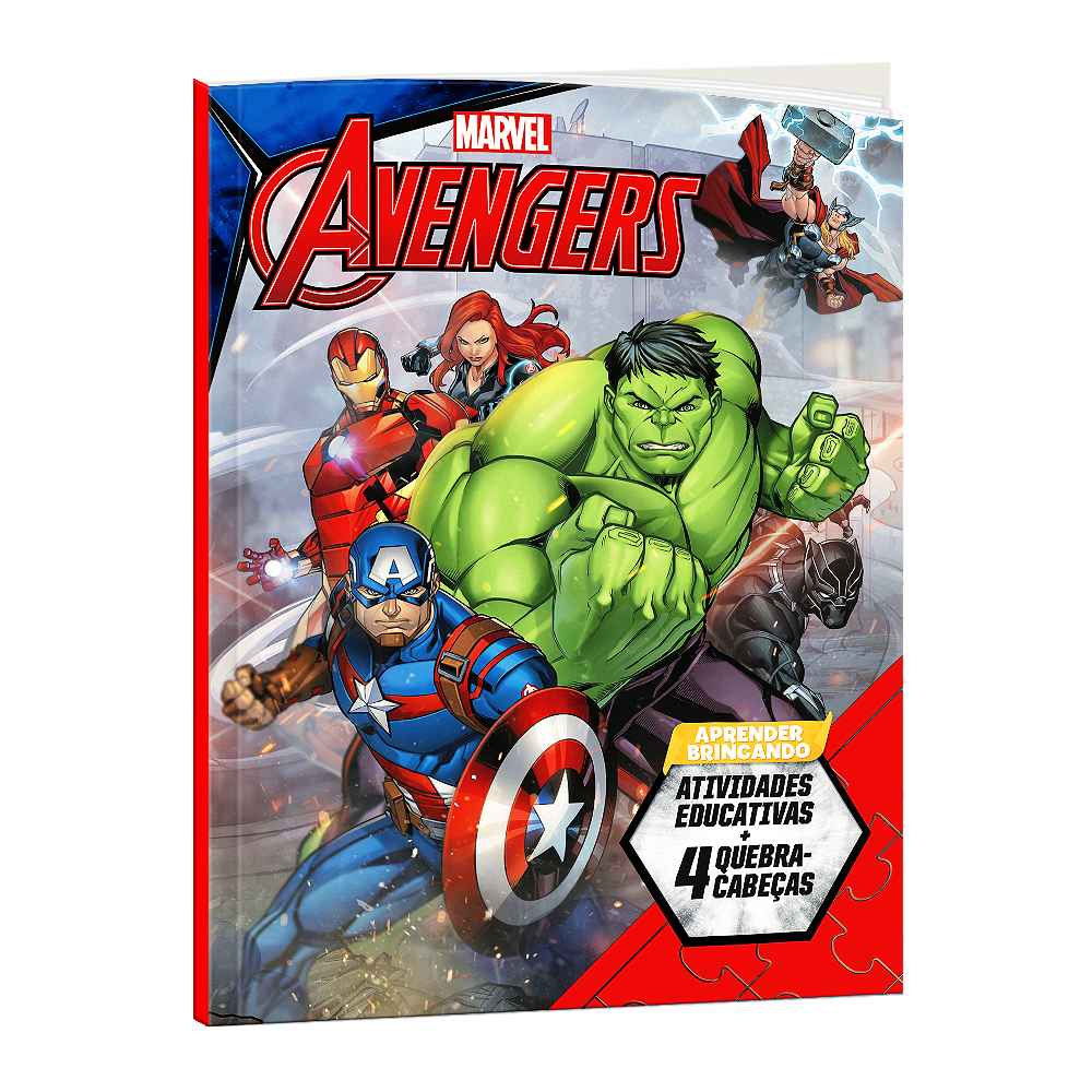 Quebra-Cabeça Vingadores: Aprender Brincando!