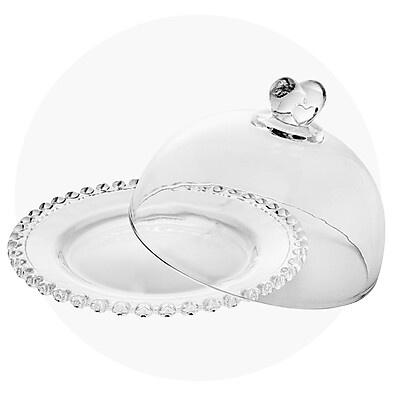 Queijeira de Cristal Coração: Elegância e Frescor!