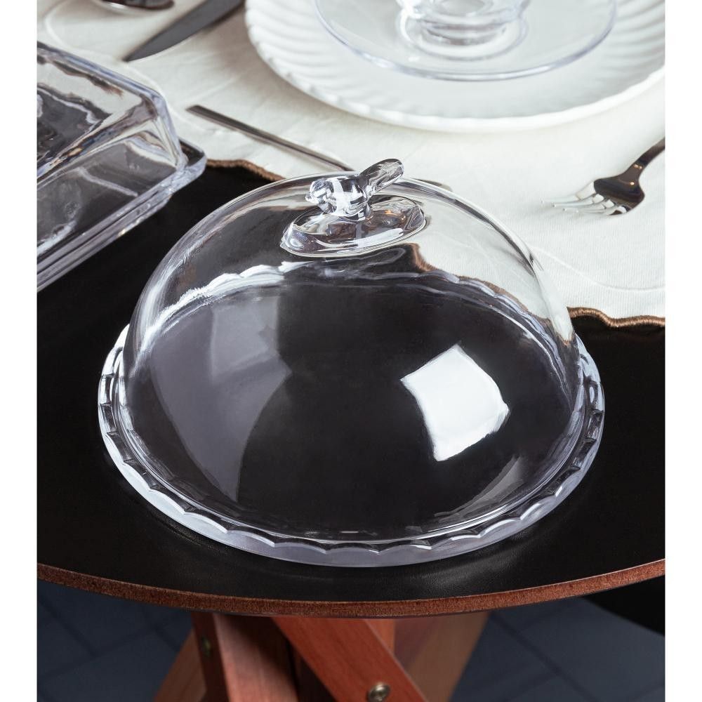 Queijeira de Cristal Wolff Bird 20cm: Elegância à Mesa