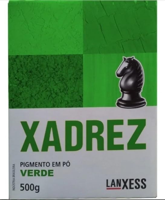 Pigmento Em Pó Xadrez Verde 500g Tinta P/Cimento Queimado