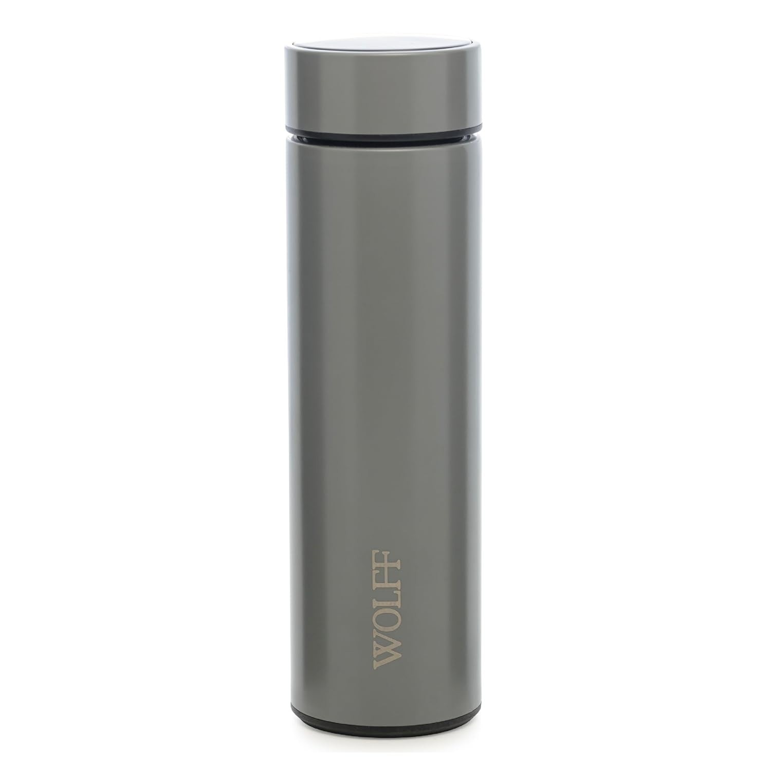 Garrafa Térmica com Termômetro LED 500ml - Aço Inox Wolff | Bebidas Quentes e Frias por até 12h
