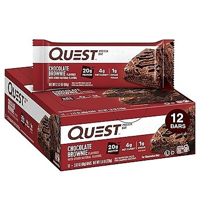 Quest Protein Bar: Nutrição e Sabor em 12 Barras!