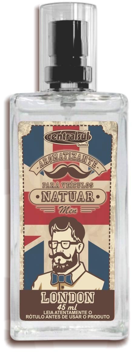 Aromatizador Natuar Men London 45ml - Centralsul Química: Toque de Sofisticação para Seu Dia