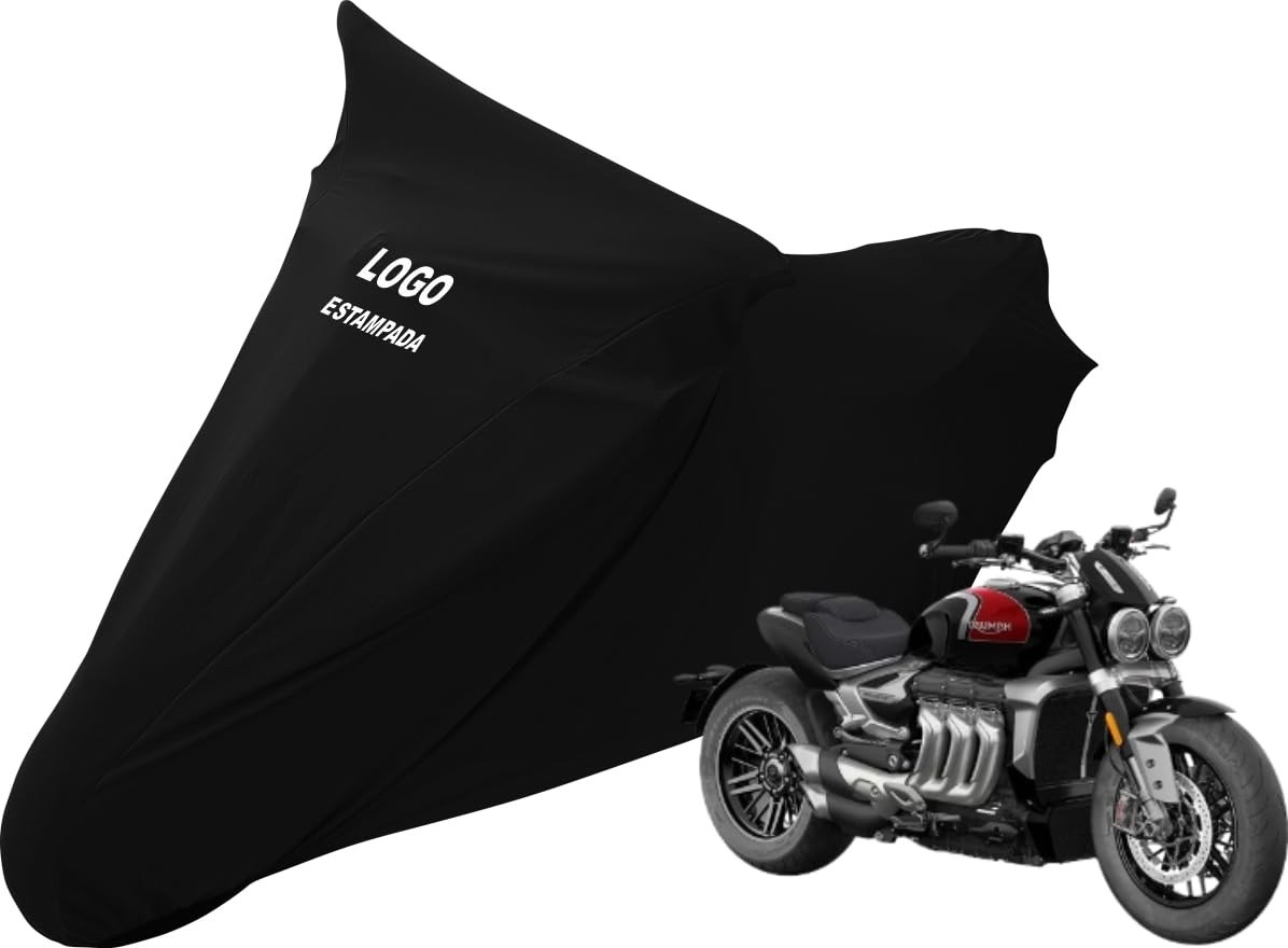 Capa Premium para Triumph Rocket 3 R: Proteção Imbatível com Estilo (Preta)
