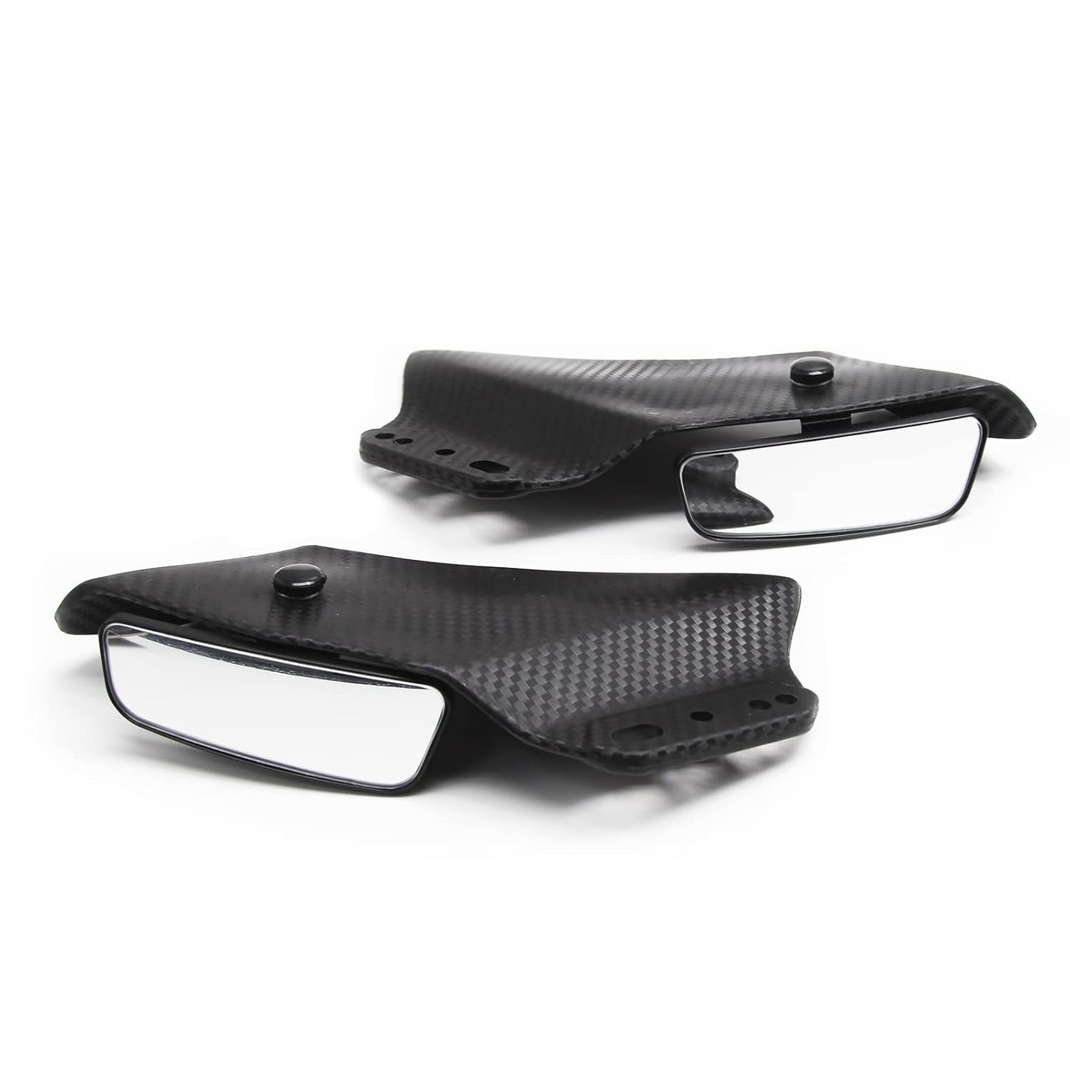 Espelhos Retrovisores Esportivos para Yamaha YZF R1, R3, R6, R15, R25, R125 - Ajustáveis e Aerodinâmicos