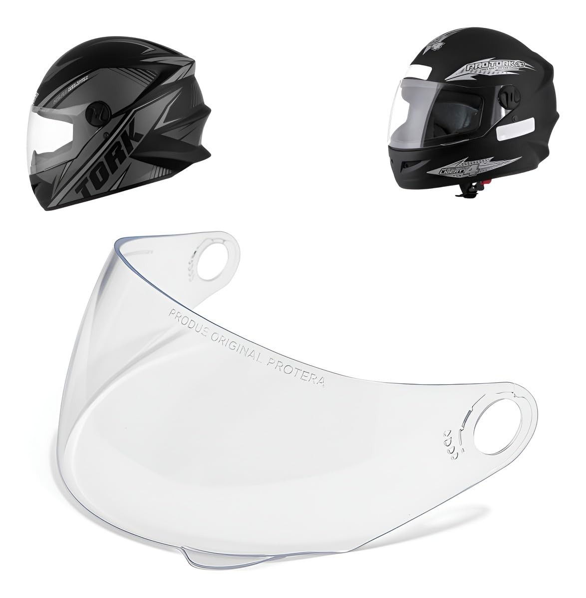 Viseira Protork Capacete New Liberty 4, 5 E R8 Polivisor