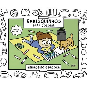 Rabisquinhos para Colorir: Brigadeiro e Paçoca 🎨