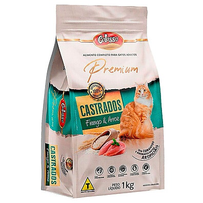 Ração Colosso Castrados: Nutrição Premium 🍗🍚