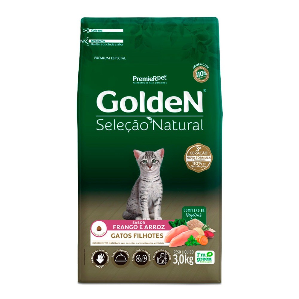 Ração Golden Filhote: Nutrição Natural para Gatos!