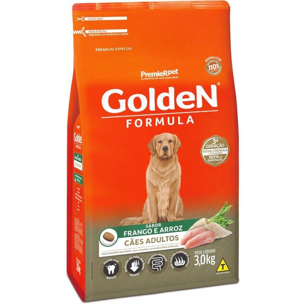 Ração Golden Formula Adulto: Saúde e Sabor!