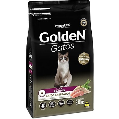 Ração Golden Formula Gatos Castrados: Saúde e Sabor!