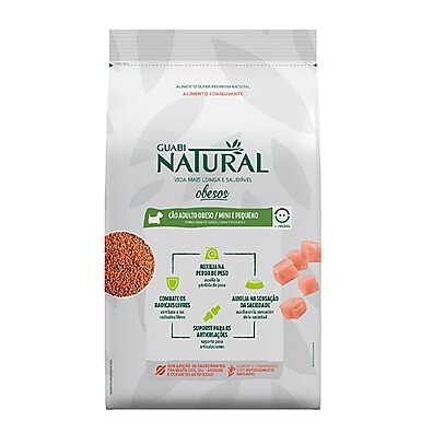 Ração Guabi Natural para Cães Obesos – Perda de Peso Saudável