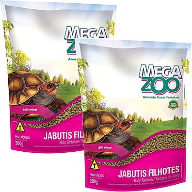 Ração Jabuti Filhote Megazoo 200g: Crescimento Saudável!