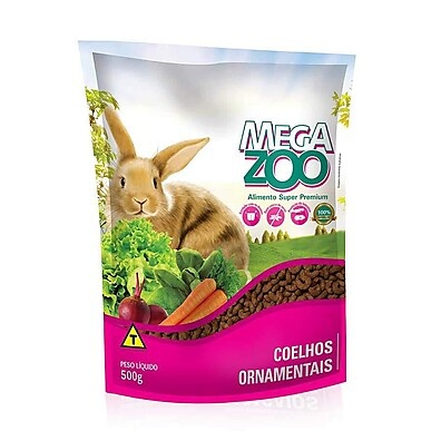 Ração Megazoo Coelhos Adultos 500g: Nutrição Completa!