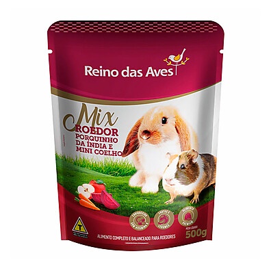 Ração Mix Reino das Aves: Nutrição Completa para Roedores