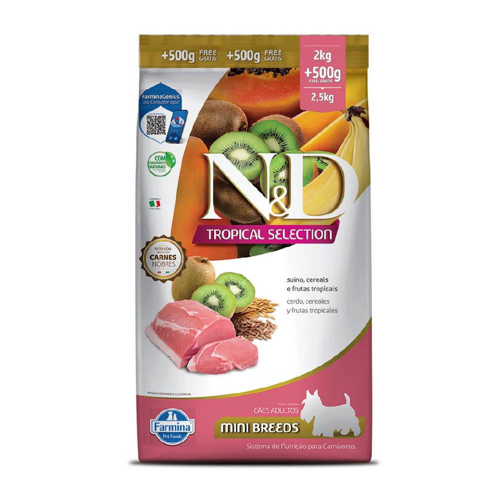 Ração N&D Mini Suíno: Nutrição Tropical Completa!
