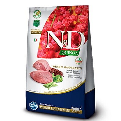Ração N&D Quinoa Gatos: Controle de Peso com Sabor!