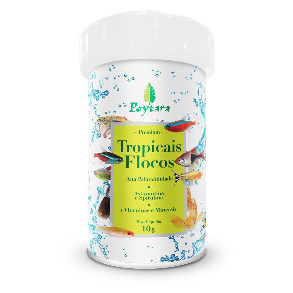 Ração Poytara Tropicais: Cor e Saúde!