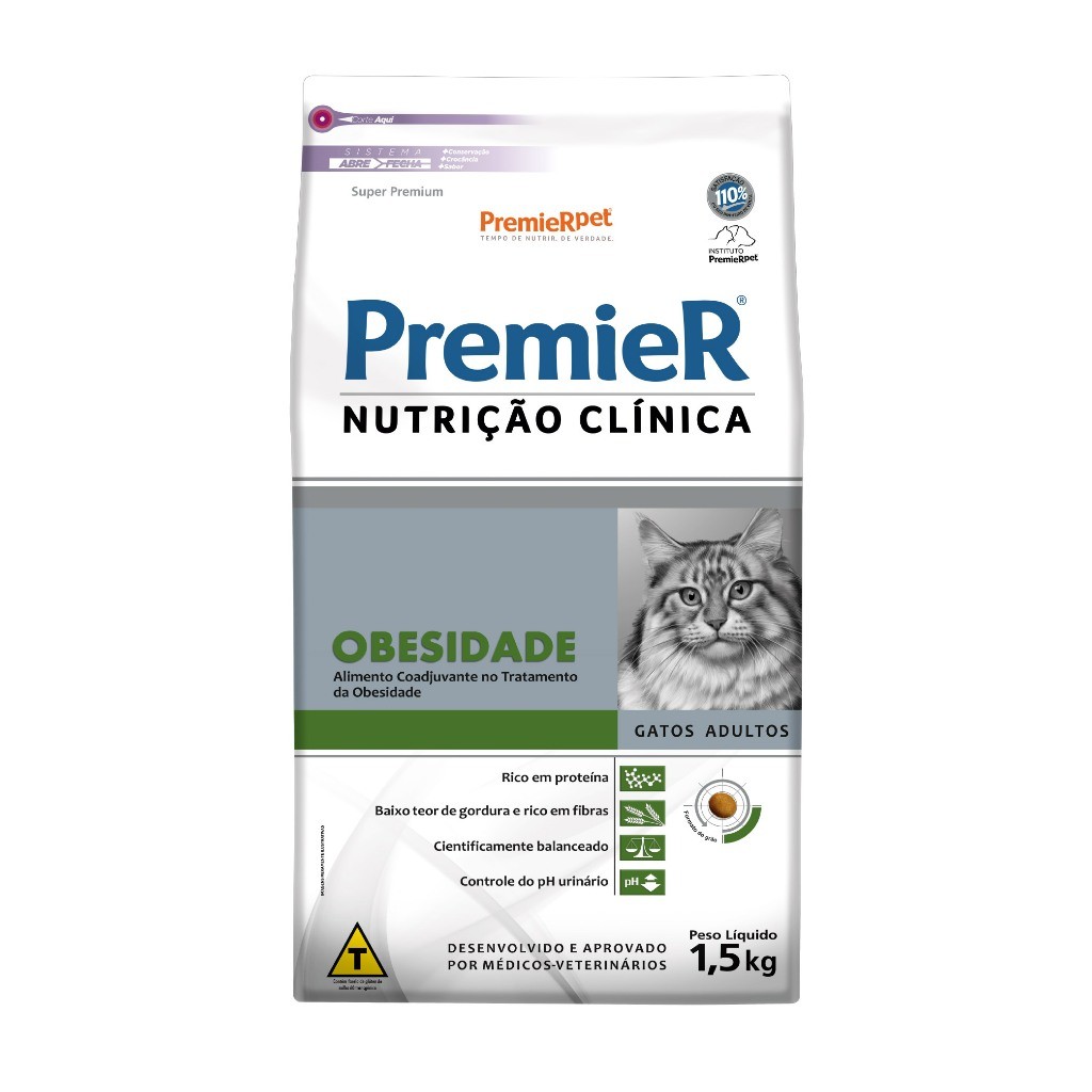 Ração Premier Obesidade Gatos: Emagreça com Saúde!