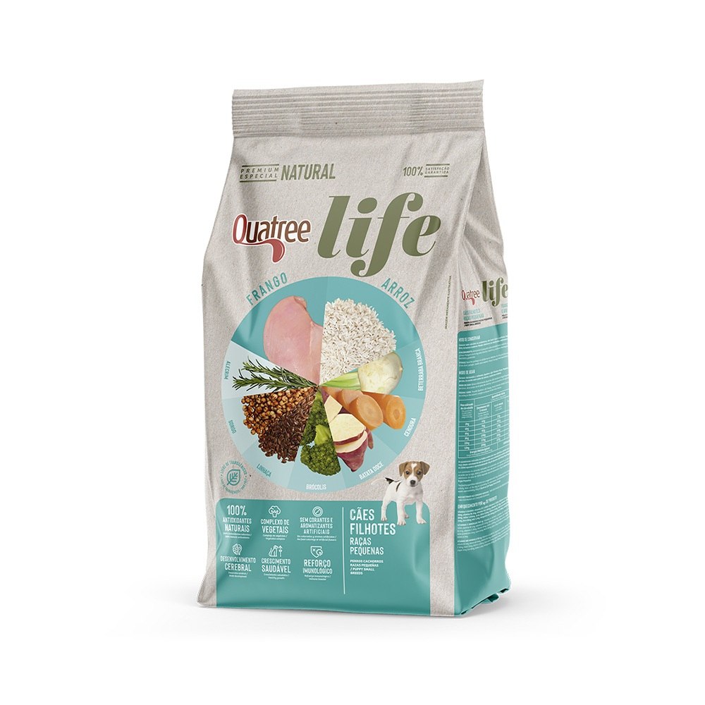 Ração Quatree Life Frango e Arroz: Nutrição Premium para Filhotes