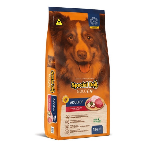 Ração Special Dog Gold Life: Nutrição Completa para Cães Adultos 15kg