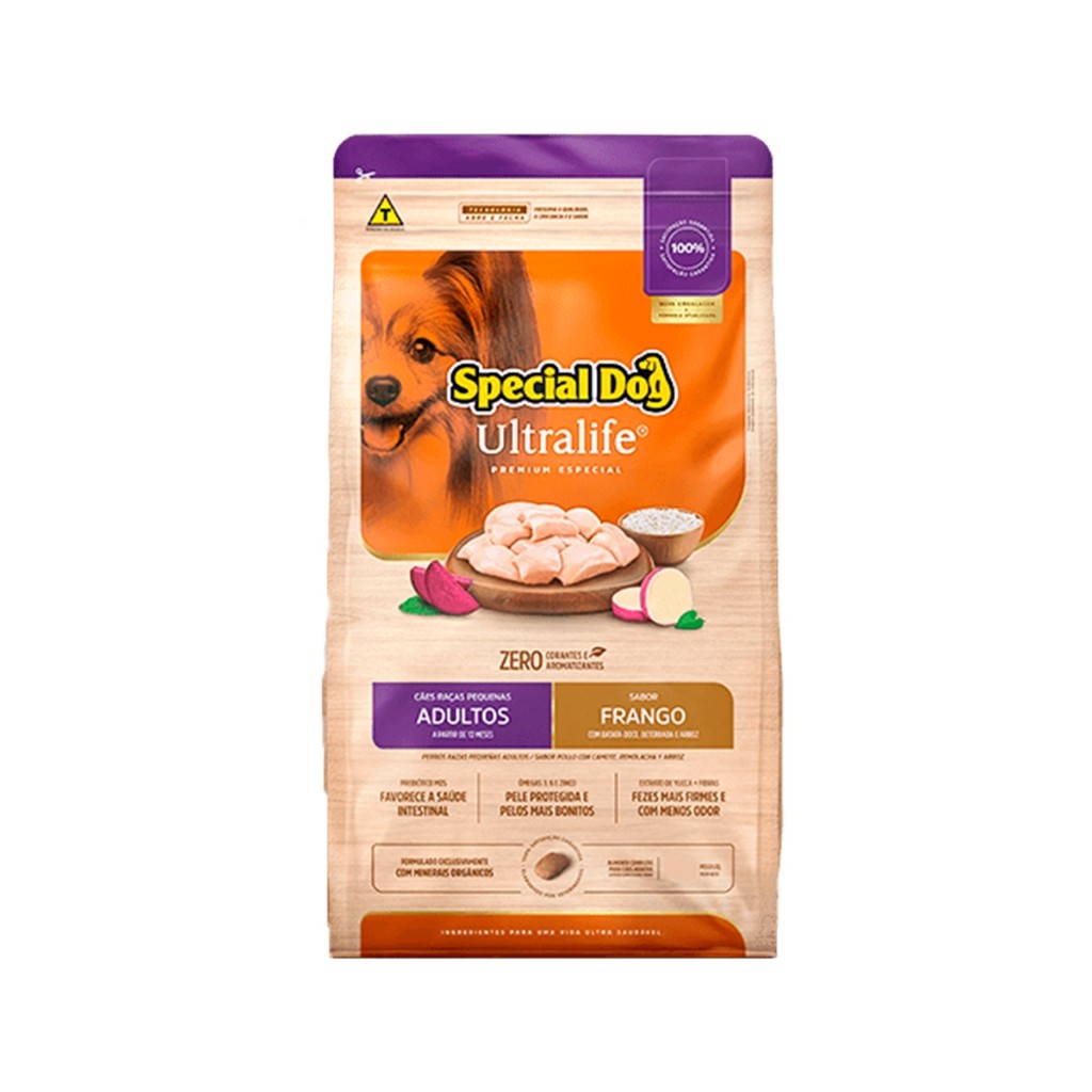 Ração Special Dog Ultralife R.P. Adultos Frango e Arroz 15kg: Saúde e Inteligência para Cães Pequenos
