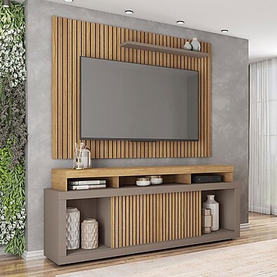 Rack com Painel para TV até 70” Aegon – Elegância e Espaço
