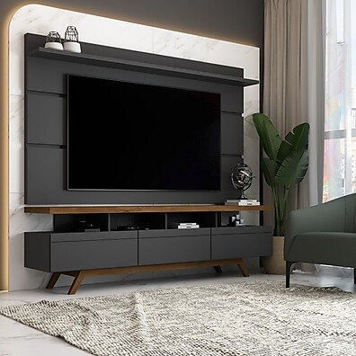 Rack com Painel TV 72" Armênia: Design e Funcionalidade