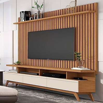 Rack com Painel TV 72" Vivare: Elegância e Praticidade